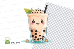 Bubble tea cup clipart png Product Image 1