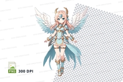 Anime angel girl clipart png Product Image 1