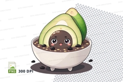 Stack of pancakes with berries and syrup clipart png Product Image 1