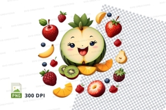 Fruit clipart png illustration Product Image 1
