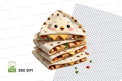 3d owl quesadilla mockup Product Image 1