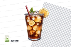Iced tea glass mockup Product Image 1