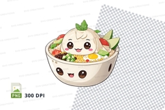 Clipart png - cartoon salad bowl Product Image 1