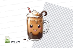 Cute iced coffee mug mockup Product Image 1