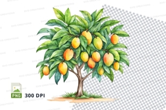 Mango tree clipart png Product Image 1