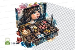 Fantasy chocolates box mockup Product Image 1