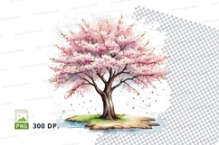 Cherry blossom tree clipart png Product Image 1