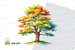 Autumn tree clipart png Product Image 1