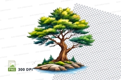 Bonsai tree clipart png Product Image 1