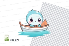 Cartoon owl character on wheels clipart png Product Image 1