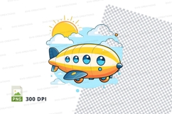 Cartoon airplane clipart png Product Image 1