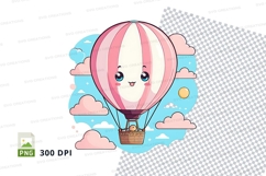Hot air balloon clipart png Product Image 1