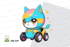 Cartoon cat character clipart png Product Image 1