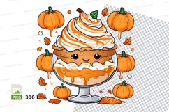 Pumpkin dessert clipart png Product Image 1