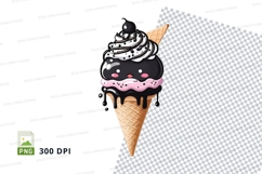 Ice cream cone clipart png Product Image 1
