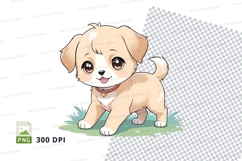 Cute puppy clipart png Product Image 1
