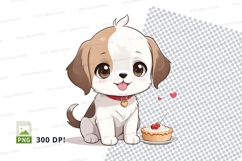 Cartoon dog puppy clipart png Product Image 1