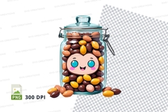 Cartoon character in glass jar mockup Product Image 1