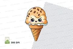 Cartoon ice cream cone clipart Product Image 1