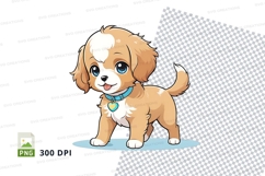 Cartoon dog clipart png Product Image 1