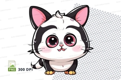 Cartoon cat clipart png Product Image 1