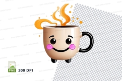 Cute cartoon coffee mug mockup Product Image 1