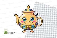 Teapot clipart png Product Image 1