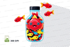 Jar of fish clipart png Product Image 1