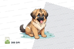 Cartoon dog puppy clipart png Product Image 1