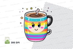 Cute cartoon coffee mug mockup Product Image 1