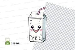 Cartoon milk carton mockup Product Image 1