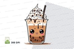 Iced coffee drink clipart png Product Image 1