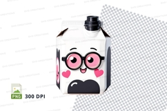 Cartoon character milk carton mockup Product Image 1