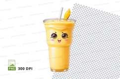 Cartoon character smoothie cup mockup Product Image 1