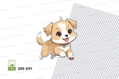Cartoon puppy dog clipart png Product Image 1