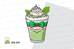 Illustrated milkshake clipart png Product Image 1