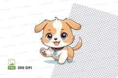 Cartoon dog clipart png Product Image 1