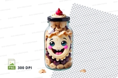 Cartoon character cookie jar mockup Product Image 1