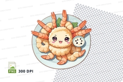 Cute sushi platter clipart png Product Image 1