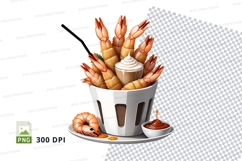 Shrimp cocktail clipart png Product Image 1