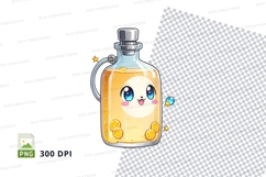 Cartoon potion bottle mockup Product Image 1