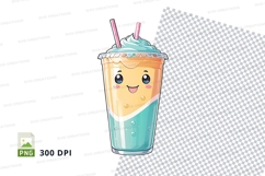 Cute cartoon smoothie mockup Product Image 1