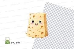 Cartoon cheese clipart png Product Image 1