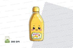 Cartoon honey bottle mockup Product Image 1