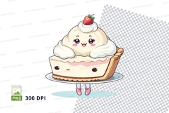 Cute pie clipart png Product Image 1