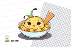 Cartoon pineapple bowl mockup Product Image 1