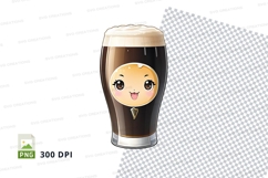 Cute beer glass clipart png Product Image 1
