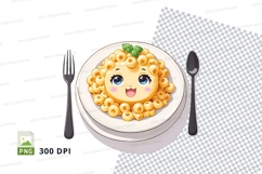 Cereal bowl with cartoon character mockup Product Image 1