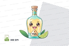 Cartoon tequila bottle clipart png Product Image 1