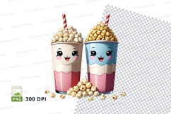 Popcorn drink cups mockup Product Image 1